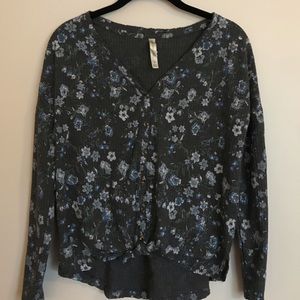 Floral Long Sleeve Shirt